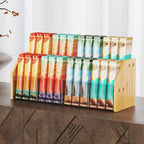 NiHome 2-Tier Drink Packet Organizer, 8 Slot for Sugar Packets, Tea Bags