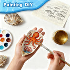 30Pcs 4"-5" Concave Oyster Shells for Crafts Natural Large Oyster Shells for DIY Crafting Christmas Ornaments Decoupage Beach Decor Arts and Bulk Clam Shells Sea Shells for Crafts