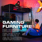 X Rocker Video Gaming Floor Rocker Chair, Built-in Audio, Foldable, for Gamers, Bedroom, or Game Room for Boys, Girls, Teens 5-17, Gifts for Gamers