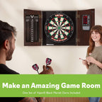 Deluxe Dartboard Cabinet with Integrated Pro Score and Cricket Scoreboard