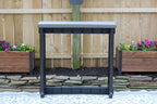Single Bar Deep Grey Top & Black Base Ideal for Patio Hot Tub Area Backyard Durable WeatherResistant Design Easy Nohardware Assembly Proudly Made in USA