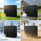Kasla Storage Cabinet Cover, Outdoor Chest Storage Waterproof Cover, Weatherproof Cabinets Covers for Kitchen Patio Garden Backyard (32"L×33"W×43"H)