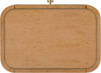 Tov Furniture Abigail Natural Birdseye Maple 3-Drawer Nightstand