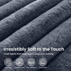 Giant Bean Bag Chair for Adults, Fluffy Supportive Boneless Lounge Sofa Chair, Superior Large Reading Floor Stuffed Sofa Bed, Oversized Accent Comfy Couch for Living Room, Bedroom, Study, Dorm (Grey)