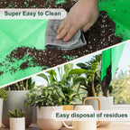 26.8"x26.8" Super Thick Repotting Mat for Indoor Plants - Tear-Resistant, Foldable, Double-Sided Waterproof Potting Mat for Mess-Free Indoor Gardening