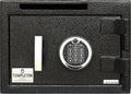T861 Compact Depository Drop Safe With Electronic Multi-User Keypad Combination Lock with Key Backup, Black, .57 CBF Capacity