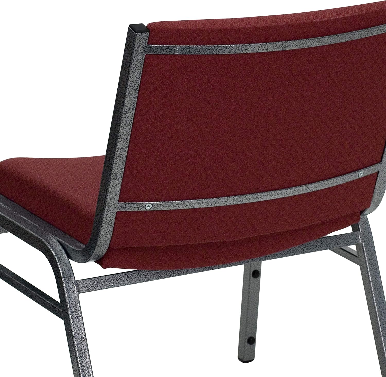 Flash Furniture 4 Pk. HERCULES Series Big & Tall 1000 lb. Rated Burgundy Fabric Stack Chair
