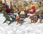 Polywood Vineyard Adirondack Chair, White