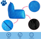 Idea Nuova Nickelodeon Blue's Clues Toddler Nylon Bean Bag Chair with Piping & Top Carry Handle, Large