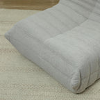 HOMCOM Bean Bag Chair for Adults, Giant Fireside Chair, Light Gray | Lazy Sofa, Bean Bag Sofa, High Density Comfortable Foam, Living Room, Bedroom