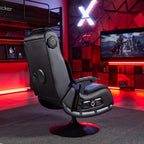 X Rocker PC Computer Gaming Desk Chair, Built-in Audio, College Dorm Essentials for Guys and Girls, Bedroom, Dorm Room Essentials, Foldable, Gifts for Gamers