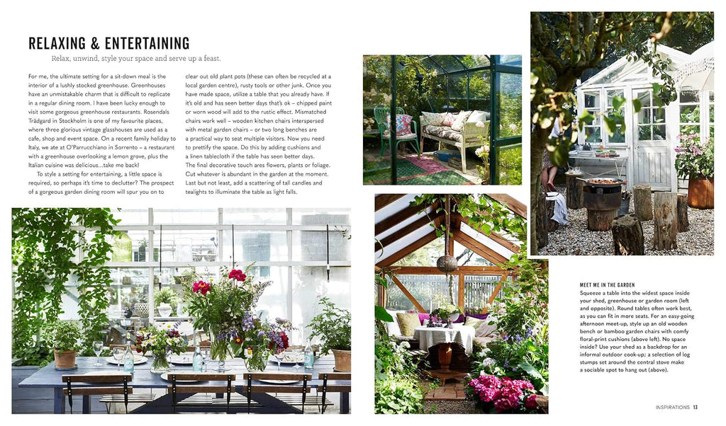 Shed Style: Decorating cabins, huts, pods, sheds & other garden rooms