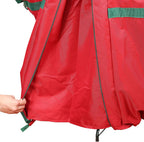 Sattiyrch Upright Christmas Tree Storage Bag,Fits Up to 7.5 ft Tall Artificial Tree,Heavy Duty 600D Canvas Red Christmas Tree Storage Container with Sleek Zipper and Durable Handles (7.5 FT)