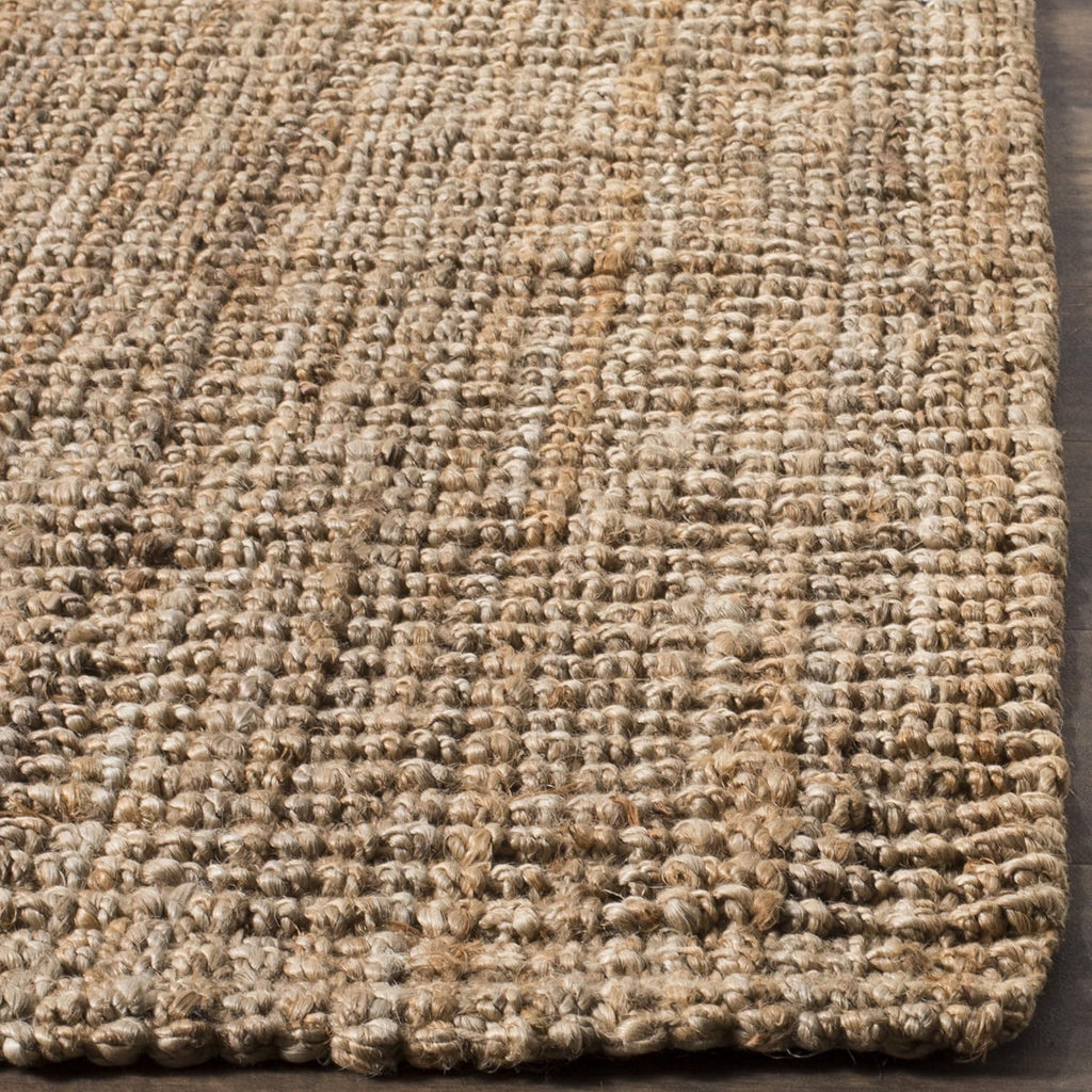 SAFAVIEH Natural Fiber Collection Runner Rug - 2'6" x 8', Natural Brown, Handmade Jute, Farmhouse Style, Chunky Textured Thick Pile (NF447A)