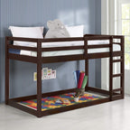 Espresso Twin Loft Bed with Ladder
