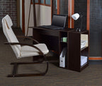 Niche Mia Bentwood Reclining Rocking Chair – Lightweight, Ergonomic & Durable with Washable Cotton Cover, Sturdy Cantilever Frame for Home, Office & Nursery (Mocha Walnut/Beige)