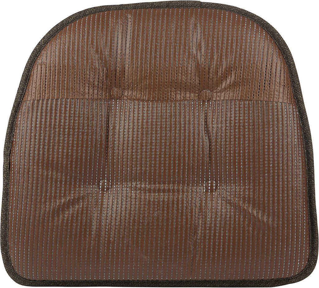 Klear Vu Omega Non-Slip Universal Chair Cushions for Dining Room, Kitchen and Office Use, U-Shaped Skid-Proof Seat Pad, 15x16 Inches 4 Pack Solid Chestnut 2 Count