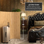 4 ft. Tall Reversible Bamboo Wave Screen - Burnt Bamboo