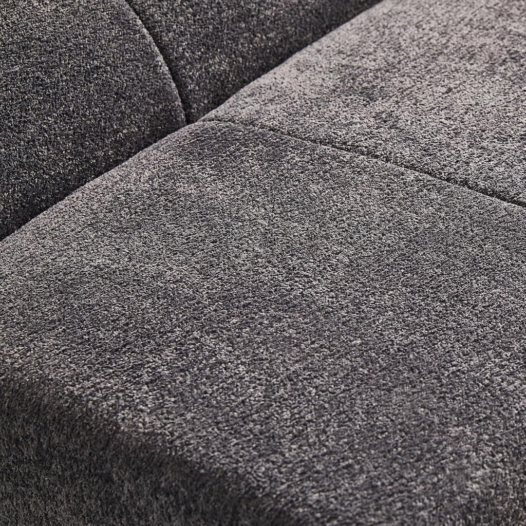 Fireside Chair, Modern Comfy Raindrop Velvet Fabric Bean Bag Chairs, Upholstered Lazy Floor Sofa Relaxing Lounge, Single Armless Lazy Chair for Living Room, Bedroom, Office, Grey