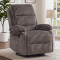 Korser Rocking Recliner Chair, Nursery Rocker Chair for Adults, Small Recliners for Small Spaces, Swivel Rocker Recliner with Cushion, Upholstered Rocking Chairs for Living Room, Apartment