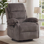 Korser Rocking Recliner Chair, Nursery Rocker Chair for Adults, Small Recliners for Small Spaces, Swivel Rocker Recliner with Cushion, Upholstered Rocking Chairs for Living Room, Apartment