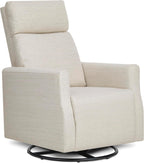 Dream On Me Oliver Swivel GliderWith 360-Degree Swivel and Plush Corduroy Fabric, FSC Certified.