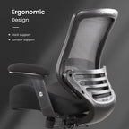 BOLISS 400lbs Mid Back Mesh Ergonomic Drafting Chair for Standing Desk Office Wide Chair Built-in Lumbar Support Big Adjustable Foot Ring Height Adjustable Armrest (Black)