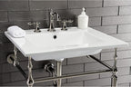 Kingston Brass VPB33226 Edwardian Brass Console Sink Legs, Polished Nickel