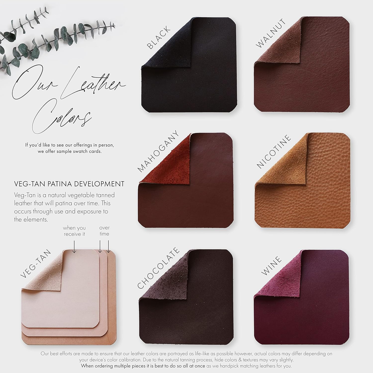Leather Kitchen Drawer pulls