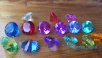 SunRise 480+ Pieces Multi-Colored Acrylic Diamond Shape Pirate Treasure Jewels for Party Decoration ,Event ,Wedding , Vase Fillers, Arts & Crafts