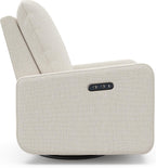 Graco Teddi Power Recliner Swivel Glider, Electronic Power Recline, Oeko-TEX 100 Certified, USB-A & USB-C Charger, Premium Cushioning & Comfort – (Dune Basketweave)