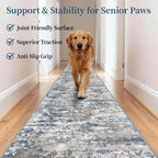 Runners for Hallways Ultra Non-Slip 2x10 Long Runner Rugs Washable Abstract Tear and Stain Resistance No Pile Lightweight Modern Rug Runners for Entryway, Kitchen, Walkway, Entrance, Multi