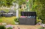 Keter Comfy Storage Box 270 L, Graphite Color, 116.7 x 54.6 x 8.6 cm