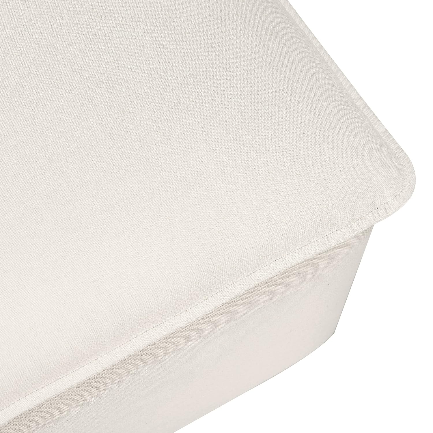 Babyletto Cali Storage Ottoman in Performance Cream Eco-Weave, Water Repellent & Stain Resistant, Greenguard Gold Certified and CertiPUR-US® Certified