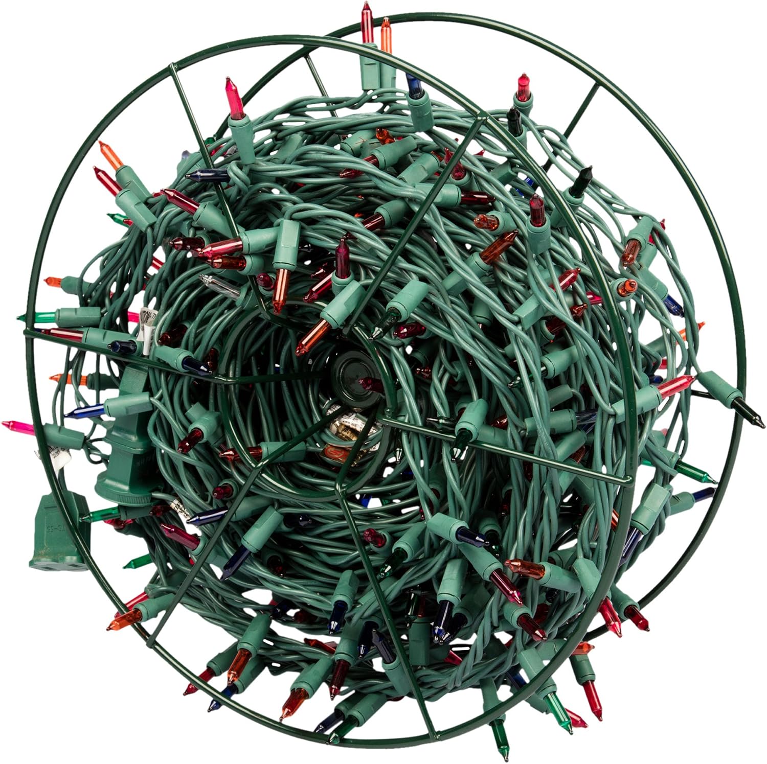 Christmas Light Storage Reel 3 Pack w Zippered Carrying Bag Case- 12" XL Heavy Duty Metal Construction for Xmas Holiday Tree Lights, Wind up Extension Cords, Garland- Holiday Decoration Organizer
