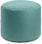 Jaxx Spring Indoor/Outdoor Bean Bag Pouf Ottoman, Sunbrella Breeze