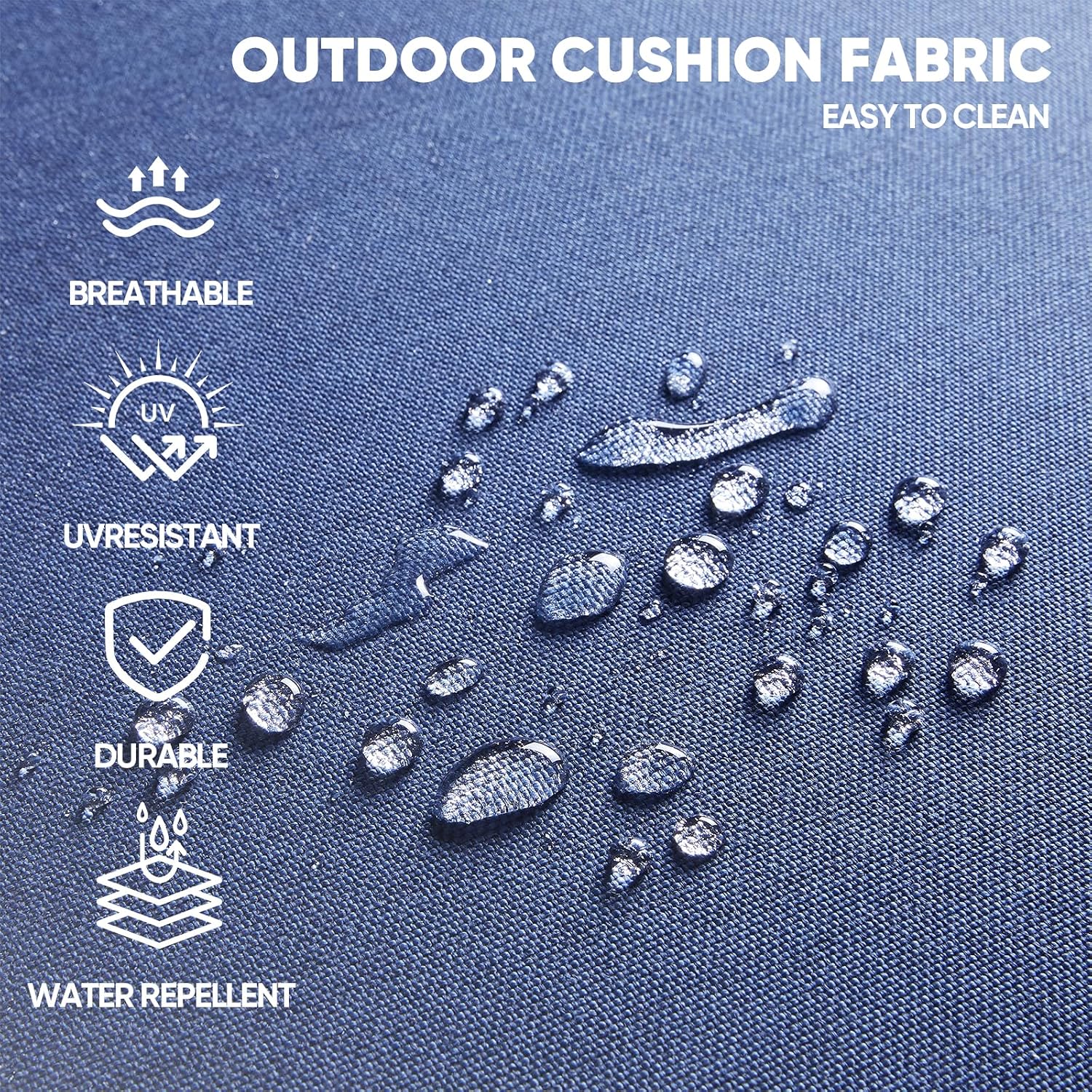 Swivel Patio Chairs sofa Set of 4 with 6" Thick Cushion - Wicker Outdoor Swivel Rocker Patio Chair ,Sofa/Glass coffee table, High Back Comfortable Outdoor Glider Chairs - Grey Wicker | Blue Cushions