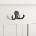 Crosley Furniture Seaside Hall Tree with Shoe Rack Bench and Coat Hooks for Hanging Storage, Distressed White