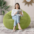 3FT Bean Bag Chairs Teardrop Bean Bag Chair for Adults Beanbag Chair with Memory Foam Filled Machine Washable Cover for Living Room, Bedroom