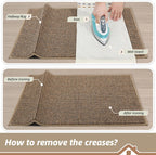 BEQHAUSE 2x3 Entryway Rug Indoor Door Mat Non-Slip Washable, Hallway Rugs Absorbent & Stain Resistant Hall Carpet Runner Rugs for Entryway, Front Door Floor Mats Laundry Room Rugs for Entry, Taupe