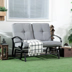 2-Seat Outdoor Glider Bench -