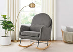 Delta Children Rocker Ella, Stone Grey