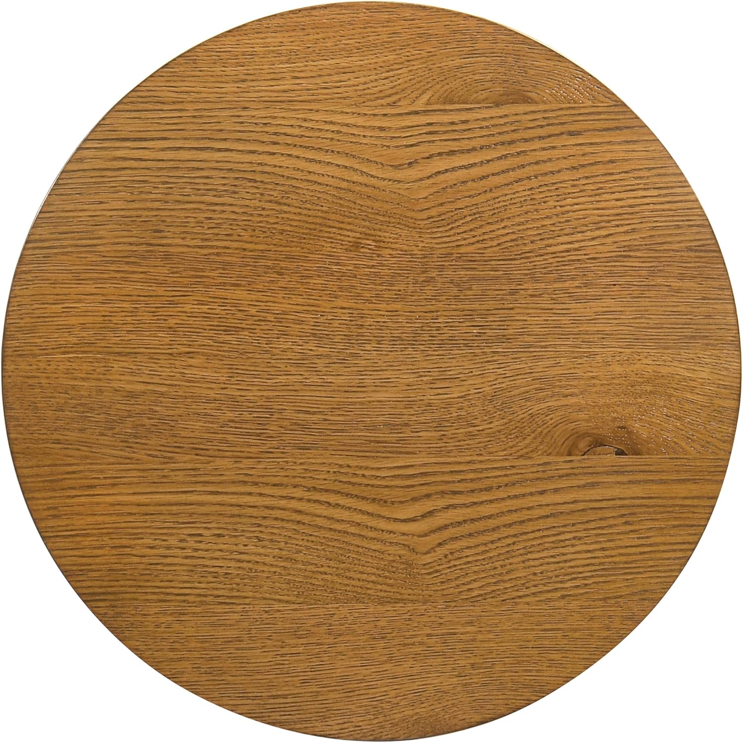 Furniture of America Lestara Modern Solid Wood 20-inch Round End Tables Set of 2 with Cone-Shaped Pedestal Base, Living Room Furniture for Small Space, Home Office, Walnut