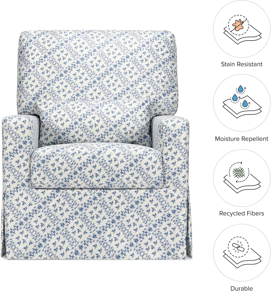Sarah Flint x Namesake Crawford Swivel Glider in Eco-Performance Fabric | Water Repellent & Stain Resistant