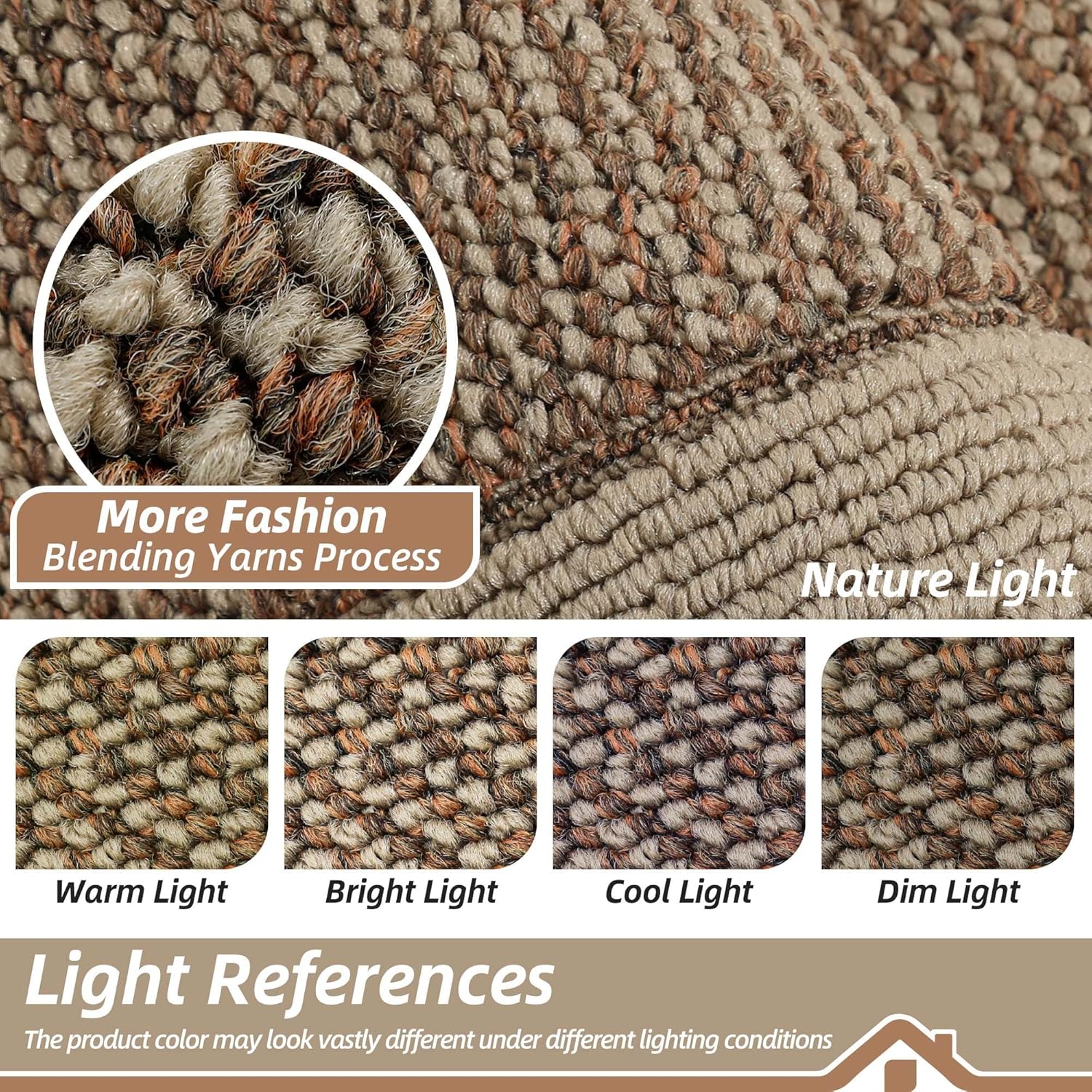 BEQHAUSE Indoor Door Mat 20" x 32", Dirt Trapper Door Mats Non-Slip Entryway Rugs Washable, Resist Dirt Absorbent Welcome Mat, Low Profile Floor Mats for Front Back Door and Entryway, Taupe
