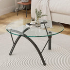 54" Inch Round Glass Table Top 0.36" Inch Thick Tempered Pencil Polished Edge Glass Table Top，for Dining Table, Coffee Table, Restaurant Table