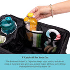 J.L. Childress Backseat Butler Car Seat Organizer for Kids - Essential Car Ride Accessories for Travel & Road Trips, Storage Organization for Front, Back, & Passenger Seats, 10 Pockets - Black