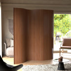 7 ft. Tall Bamboo Wave Screen - Triple Espresso
