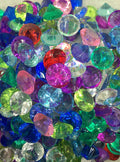 SunRise 480+ Pieces Multi-Colored Acrylic Diamond Shape Pirate Treasure Jewels for Party Decoration ,Event ,Wedding , Vase Fillers, Arts & Crafts