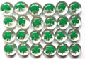 Handpainted Glass Gems Party Favor, Party Decoration, Wedding Decor, Memento, Party Bag Fillers, Crafts & More! (Shamrock)